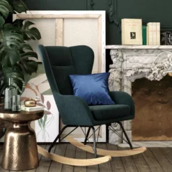 Chaise D'appoint En Lin Bleu -Promos Fauteora Magasin fauteuil 21481047