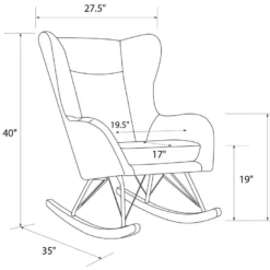 Chaise D'appoint En Lin Gris -Promos Fauteora Magasin fauteuil 21678531