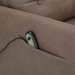 Fauteuil Inclinable électrique Et Relevable En PU Cappucino -Promos Fauteora Magasin fauteuil 21680709