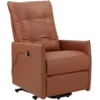 Fauteuil Inclinable électrique Et Relevable En PU Cognac -Promos Fauteora Magasin fauteuil 21680761