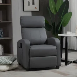 Fauteuil De Relaxation Massant ETIENNE Gris -Promos Fauteora Magasin fauteuil 21988419