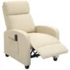 Fauteuil Relaxant Massant YOURI Crème -Promos Fauteora Magasin fauteuil 21988447
