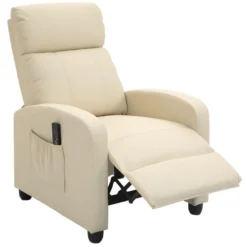 Fauteuil Relaxant Massant YOURI Crème