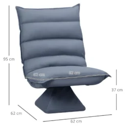 Fauteuil Lounge SARAGOSSE Gris -Promos Fauteora Magasin fauteuil 21988837