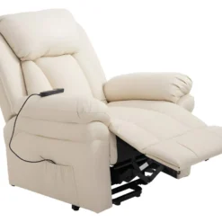 Fauteuil De Relaxation Releveur Boston Avec Repose-Pieds Crème -Promos Fauteora Magasin fauteuil 21989407