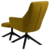 Heather Fauteuil Lounge Avec Tabouret, Couleur Curry, Noir. -Promos Fauteora Magasin fauteuil 22046289