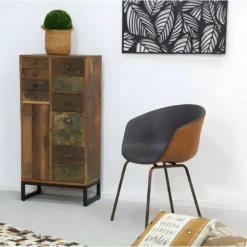 Fauteuil En Polyuréthane Camel Et Gris -Promos Fauteora Magasin fauteuil 22116499