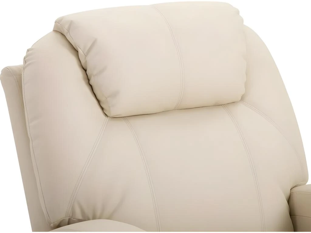 Fauteuil De Relaxation éléctrique Massant Inclinable CHARLOTTE Crème 11 Fauteuil De Relaxation éléctrique Massant Inclinable CHARLOTTE Crème – Image 9