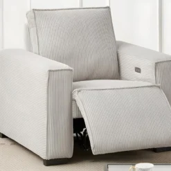 Fauteuil Relax électrique En Velours Cotelé Gris Clair AMELIO 23 Fauteuil Relax électrique En Velours Cotelé Gris Clair AMELIO -Promos Fauteora Magasin fauteuil 22151735