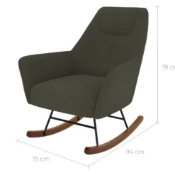 Rocking-chair Shaun Kaki -Promos Fauteora Magasin fauteuil 22348947