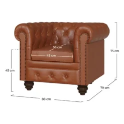 Fauteuil Chesterfield -Promos Fauteora Magasin fauteuil 22349101