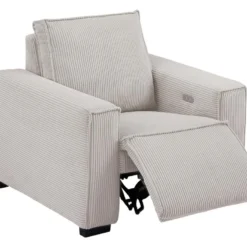 Fauteuil Relax électrique En Velours Cotelé Gris Clair AMELIO 17 Fauteuil Relax électrique En Velours Cotelé Gris Clair AMELIO -Promos Fauteora Magasin fauteuil 22359019
