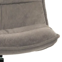 Blizzard Fauteuil Lounge Avec Tabouret Beige, Noir. -Promos Fauteora Magasin fauteuil 22414713