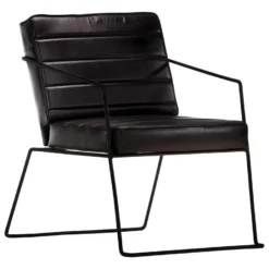 Fauteuil Noir Cuir Véritable -Promos Fauteora Magasin fauteuil 22562131