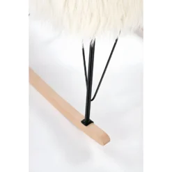 Fauteuil à Bascule En Tissu 72 X 94 X 100 Cm - Crème -Promos Fauteora Magasin fauteuil 22731937