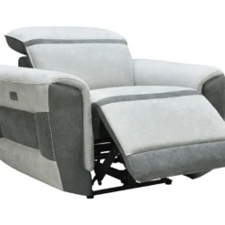 Fauteuil Relax électrique En Tissu Gris Clair ORIETTO 17 Fauteuil Relax électrique En Tissu Gris Clair ORIETTO -Promos Fauteora Magasin fauteuil 22805913