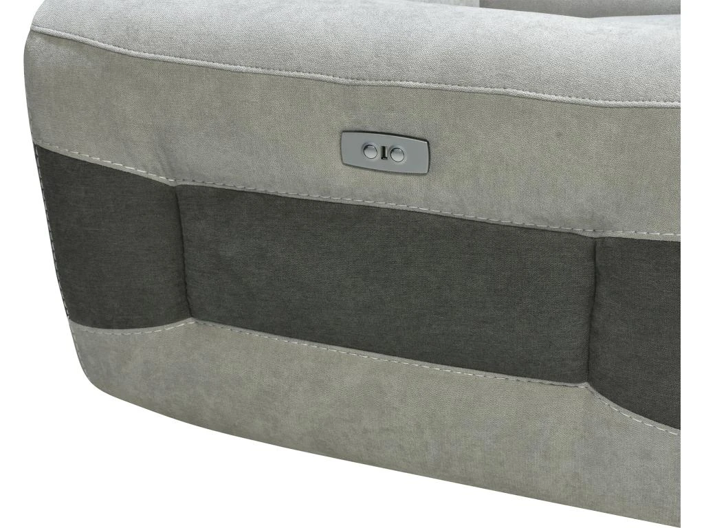 Fauteuil Relax électrique En Tissu Gris Clair ORIETTO 12 Fauteuil Relax électrique En Tissu Gris Clair ORIETTO – Image 10