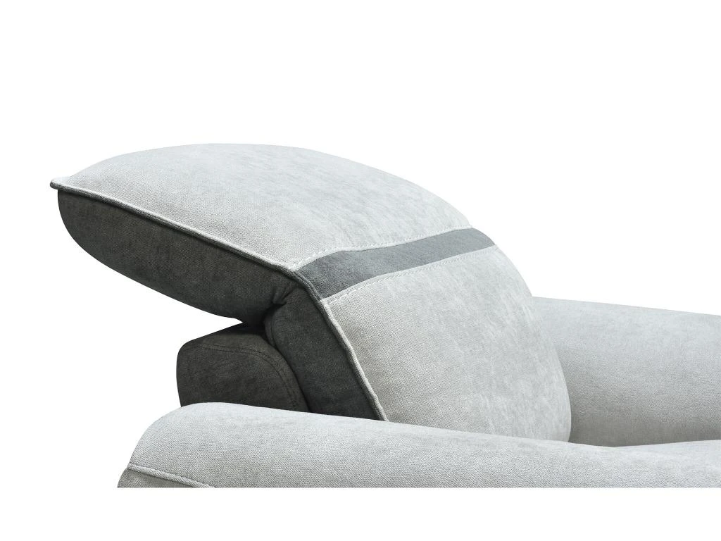 Fauteuil Relax électrique En Tissu Gris Clair ORIETTO 10 Fauteuil Relax électrique En Tissu Gris Clair ORIETTO – Image 8