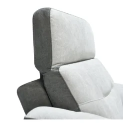 Fauteuil Relax En Microfibre Bicolore Anthracite Et Gris Clair PARUA -Promos Fauteora Magasin fauteuil 22871441