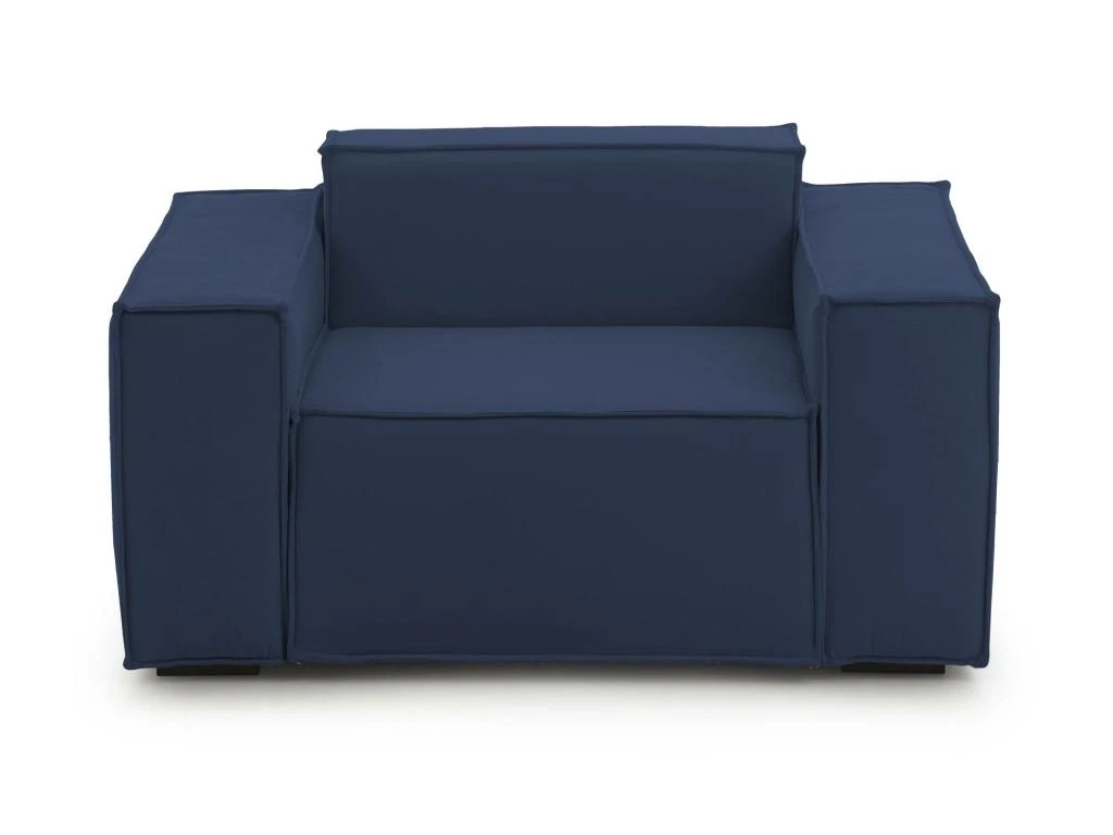 Chaise Longue Dciurri, Chaise Longue, 100% Made In Italy, Fauteuil Relax En Tissu Rembourré, Cm 140x95h70, Bleu 5 Chaise Longue Dciurri, Chaise Longue, 100% Made In Italy, Fauteuil Relax En Tissu Rembourré, Cm 140x95h70, Bleu – Image 3