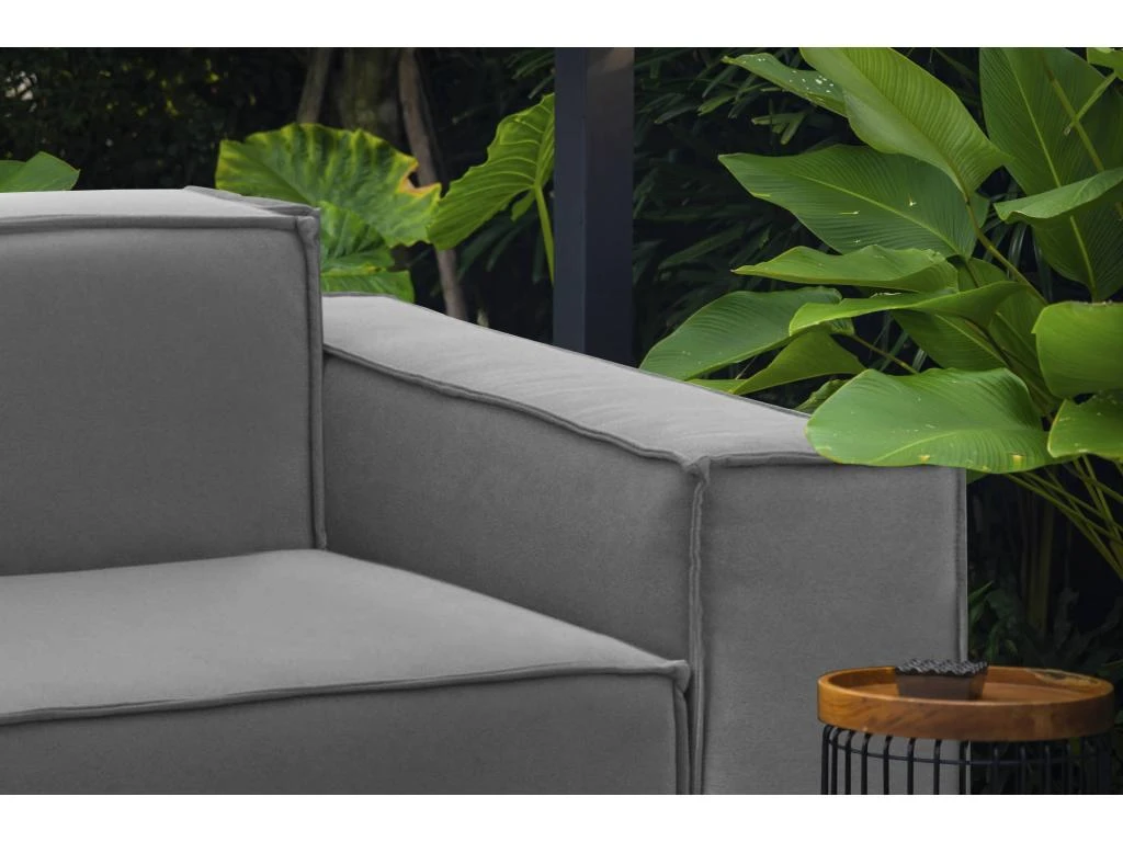 Chaise Longue Dciurri, Chaise Longue, 100% Made In Italy, Fauteuil Relax En Tissu Rembourré, Cm 140x95h70, Gris 6 Chaise Longue Dciurri, Chaise Longue, 100% Made In Italy, Fauteuil Relax En Tissu Rembourré, Cm 140x95h70, Gris – Image 4