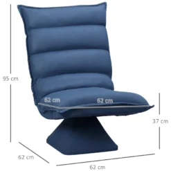 Fauteuil Relax Grand Confort Pivotant Inclinaison Réglable 5 Niv. épais Garnissage Mousse Haute Densité Tissu Velours Microfibre Bleu 9 Fauteuil Relax Grand Confort Pivotant Inclinaison Réglable 5 Niv. épais Garnissage Mousse Haute Densité Tissu Velours Microfibre Bleu -Promos Fauteora Magasin fauteuil 22943851