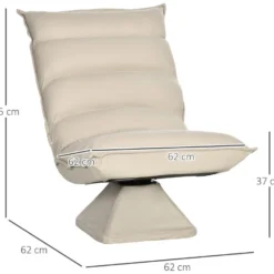 Fauteuil Relax Grand Confort Pivotant Inclinaison Réglable 5 Niv. épais Garnissage Mousse Haute Densité Tissu Velours Microfibre Beige 9 Fauteuil Relax Grand Confort Pivotant Inclinaison Réglable 5 Niv. épais Garnissage Mousse Haute Densité Tissu Velours Microfibre Beige -Promos Fauteora Magasin fauteuil 22943861