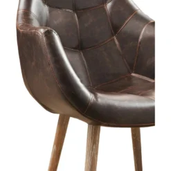 Fauteuil En Simili Aspect Cuir Vieilli VILNIUS 11 Fauteuil En Simili Aspect Cuir Vieilli VILNIUS -Promos Fauteora Magasin fauteuil 230455