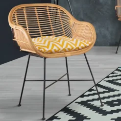 Fauteuil En Rotin Tressé MYSORE - Naturel