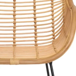 Fauteuil En Rotin Tressé MYSORE - Naturel -Promos Fauteora Magasin fauteuil 280037