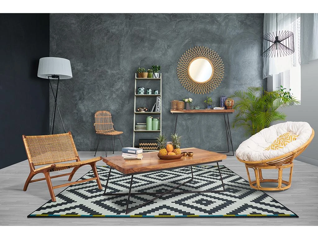 Fauteuil Rond En Rotin AKAROA - Coloris Miel 4 Fauteuil Rond En Rotin AKAROA - Coloris Miel – Image 2