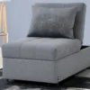 Fauteuil Convertible En Tissu LESNA - Gris -Promos Fauteora Magasin fauteuil 288679