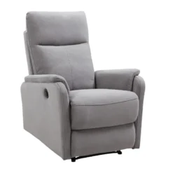 Fauteuil Relax électrique En Tissu ONESTI II - Gris Clair -Promos Fauteora Magasin fauteuil 302013