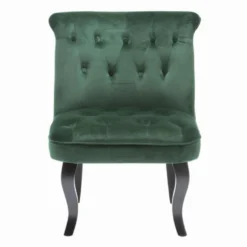 Fauteuil Crapaud MELOSIA - Velours Vert Sapin -Promos Fauteora Magasin fauteuil 319345