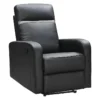Fauteuil Relax électrique En Cuir ABERDEEN - Noir Et Bande Anthracite 1 Fauteuil Relax électrique En Cuir ABERDEEN - Noir Et Bande Anthracite -Promos Fauteora Magasin fauteuil 366599