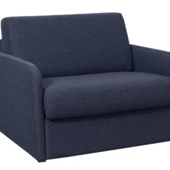 Fauteuil Convertible Express En Tissu NADOA - Couchage 70cm - Bleu -Promos Fauteora Magasin fauteuil 369743