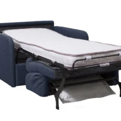 Fauteuil Convertible Express En Tissu NADOA - Couchage 70cm - Bleu -Promos Fauteora Magasin fauteuil 369745