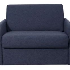 Fauteuil Convertible Express En Tissu NADOA - Couchage 70cm - Bleu -Promos Fauteora Magasin fauteuil 369749