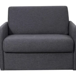 Fauteuil Convertible Express En Tissu NADOA - Couchage 70 Cm - Anthracite -Promos Fauteora Magasin fauteuil 369757