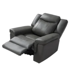 Fauteuil Relax électrique En Cuir KENNETH - Taupe 11 Fauteuil Relax électrique En Cuir KENNETH - Taupe -Promos Fauteora Magasin fauteuil 392933