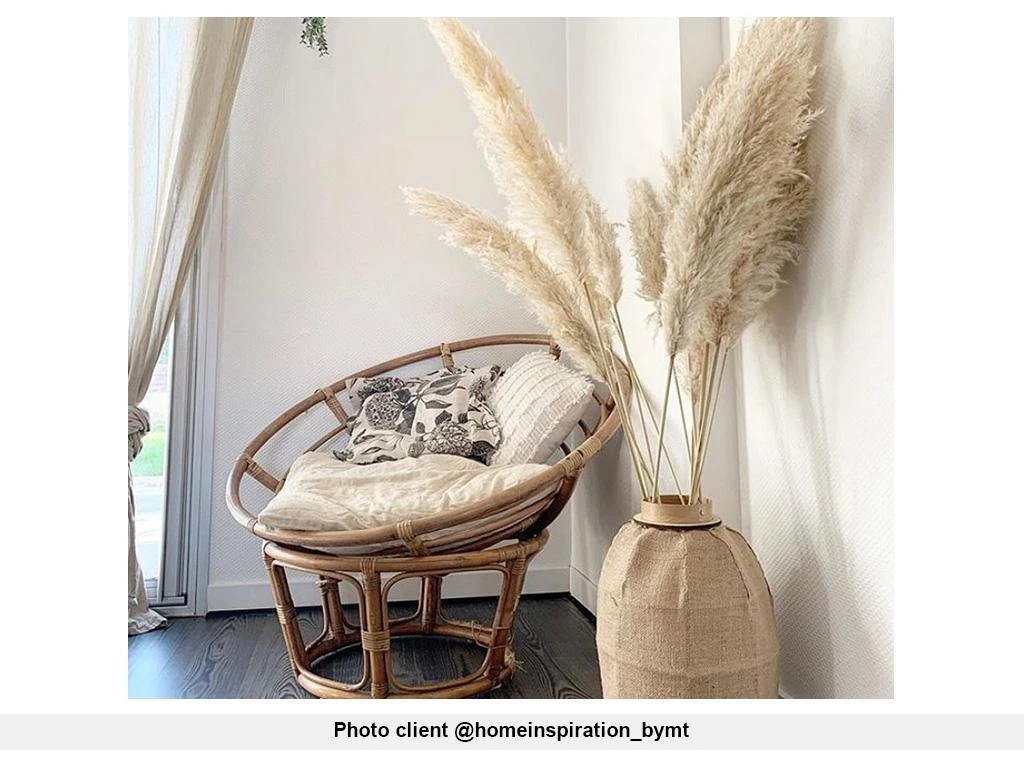 Fauteuil Rond En Rotin AKAROA - Coloris Miel 10 Fauteuil Rond En Rotin AKAROA - Coloris Miel – Image 8