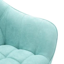 Fauteuil En Tissu Vert D'eau CASERTA -Promos Fauteora Magasin fauteuil 492061