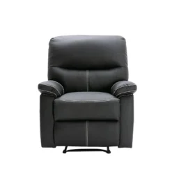 Fauteuil Relax En Simili Noir CANBY -Promos Fauteora Magasin fauteuil 495057