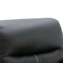 Fauteuil Relax En Simili Noir CANBY -Promos Fauteora Magasin fauteuil 495059