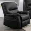Fauteuil Relax En Simili Noir CANBY -Promos Fauteora Magasin fauteuil 495063