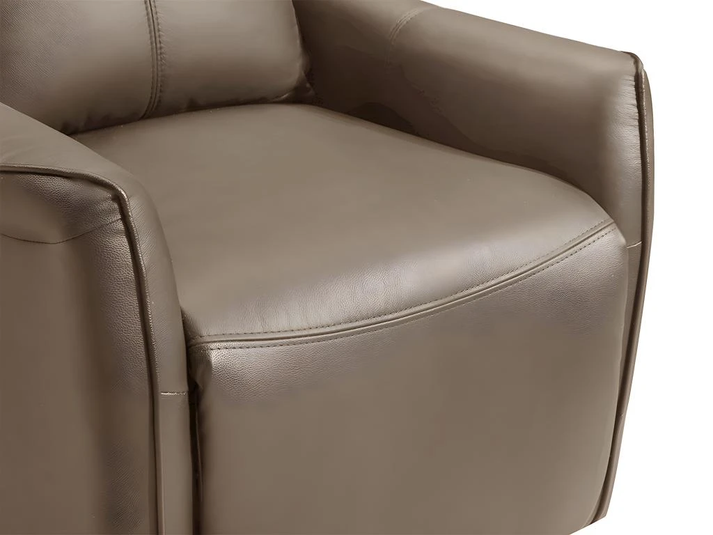 Fauteuil Releveur électrique En Cuir Marron PITALI 11 Fauteuil Releveur électrique En Cuir Marron PITALI – Image 9