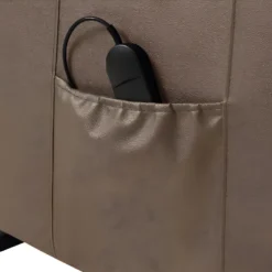 Fauteuil Releveur électrique En Cuir Marron PITALI 27 Fauteuil Releveur électrique En Cuir Marron PITALI -Promos Fauteora Magasin fauteuil 496033