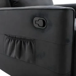 Fauteuil Relax En Tissu Anthracite MADRIOLO -Promos Fauteora Magasin fauteuil 672439