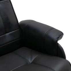 Fauteuil De Relaxation Avec Repose-pied En Cuir ANDALOUSIE - Noir 11 Fauteuil De Relaxation Avec Repose-pied En Cuir ANDALOUSIE - Noir -Promos Fauteora Magasin fauteuil 673491