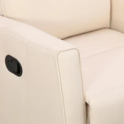 Fauteuil Relax En Tissu Crème PRODA -Promos Fauteora Magasin fauteuil 6792349